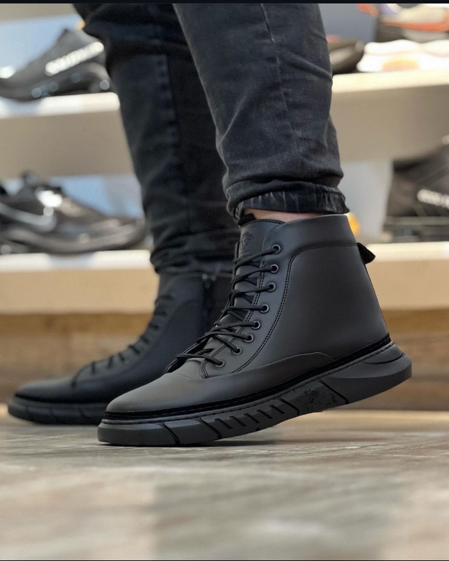 Men's waterproof and non-slip totem temperament booties