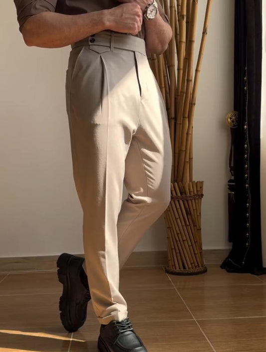 Two-color optional Italian casual dress pants