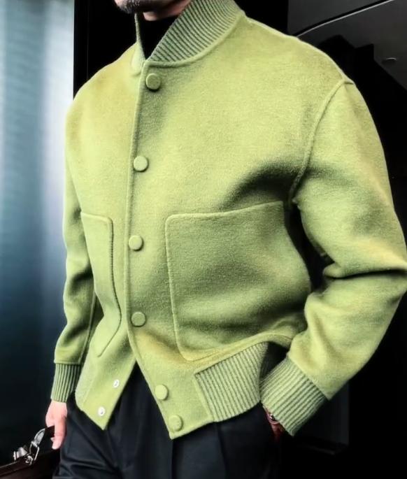 Men's Haute Couture Suede Coat