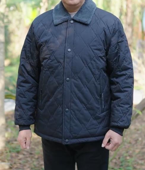 2024 New Windproof Jacket with Large Lapel Pocket