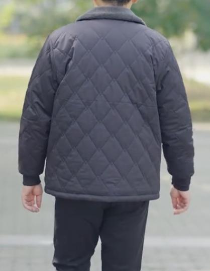 2024 New Windproof Jacket with Large Lapel Pocket