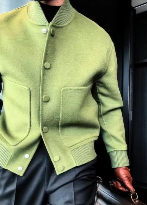 Men's Haute Couture Suede Coat