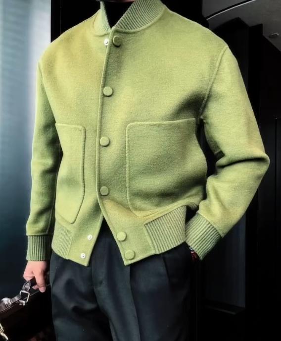 Men's Haute Couture Suede Coat