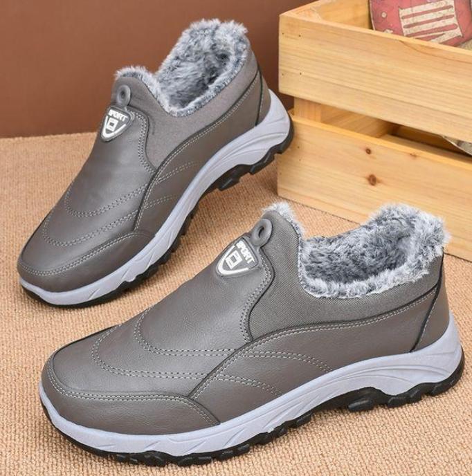 Wool padded anti-skid and cold-proof men's cotton boots